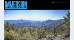 Desktop Screenshot of immersiontravelmag.com